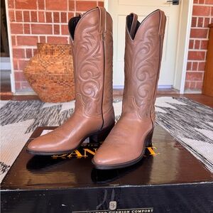 Womens Dan Post Leather Western Boots